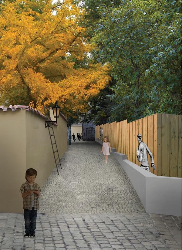 Tajn zahradu uctva Ginkga - prask projekt Richarda Bur